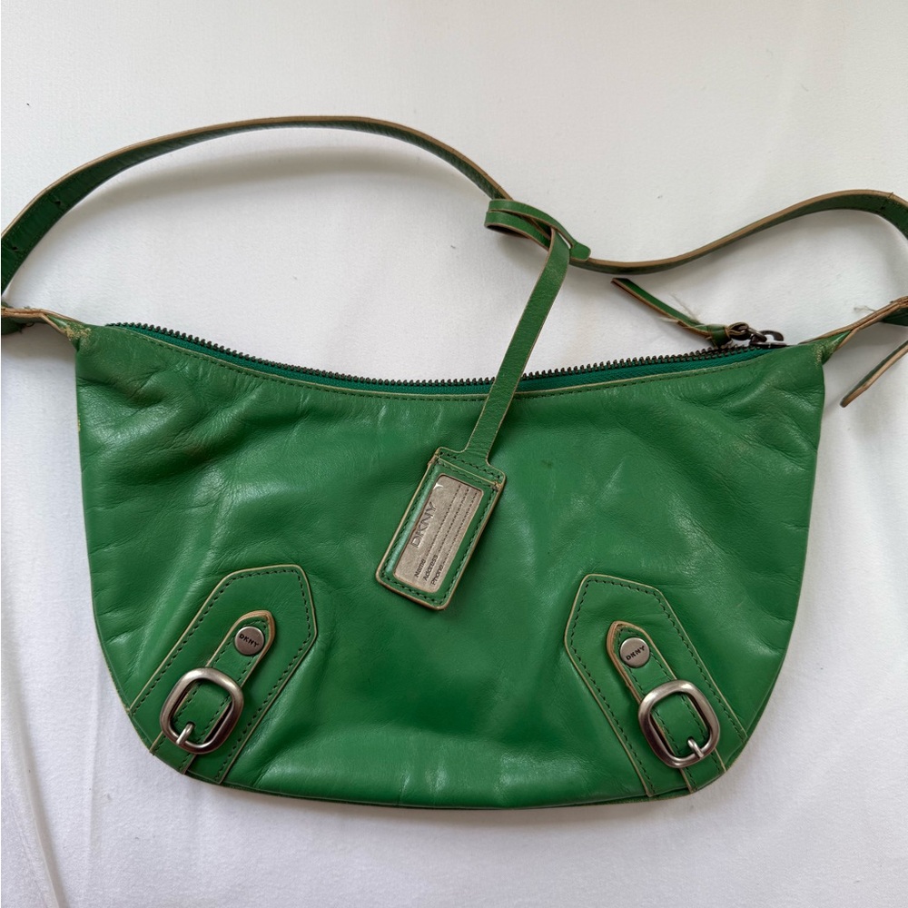 Green Leather Shoulder Bag